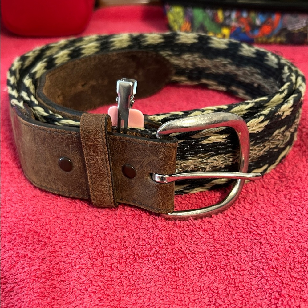 Stylish Black and Brown Men's Belt